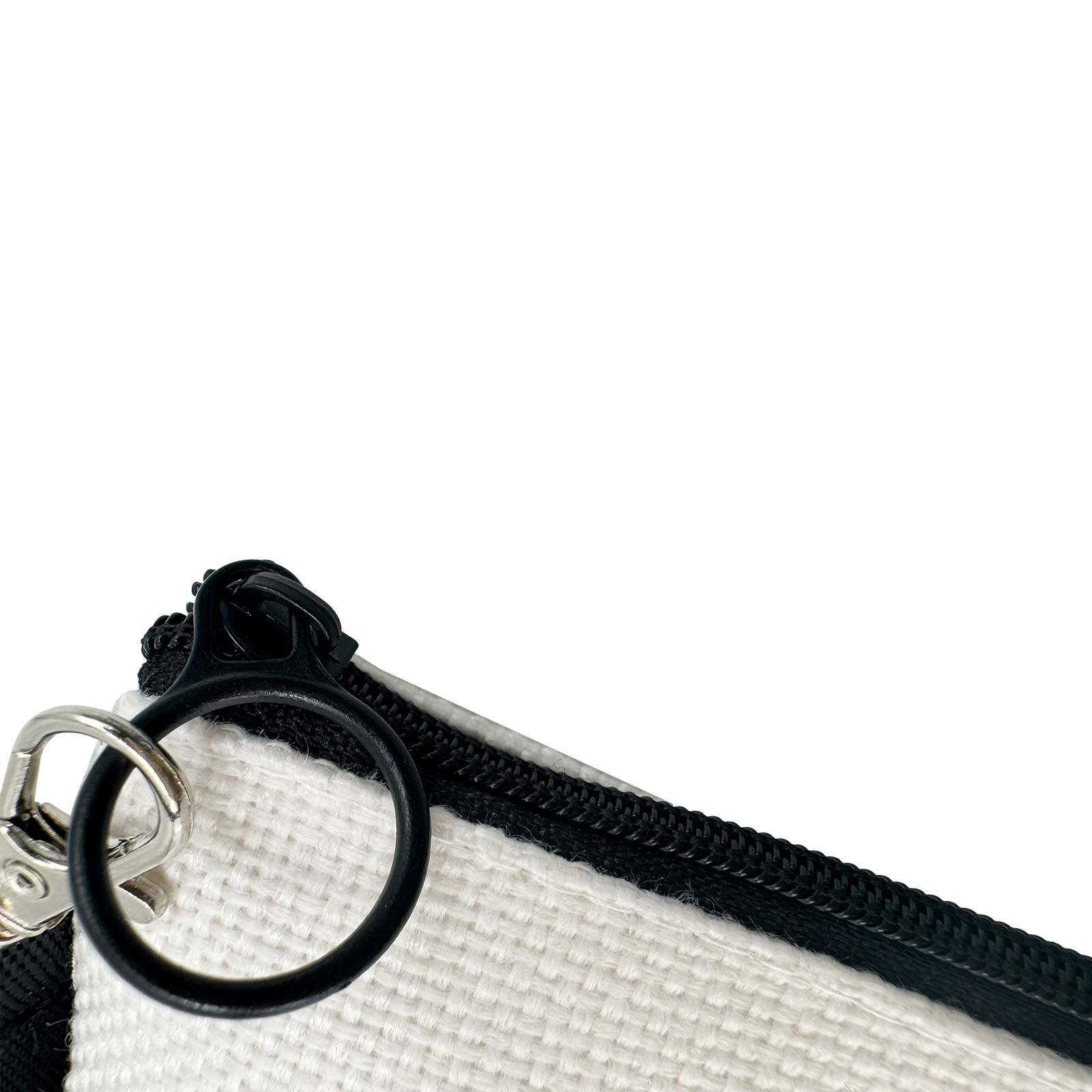 10 Pack 6.3in x 9in White Linen Fabric Handbag Sublimation Blanks Cosmetic Bags