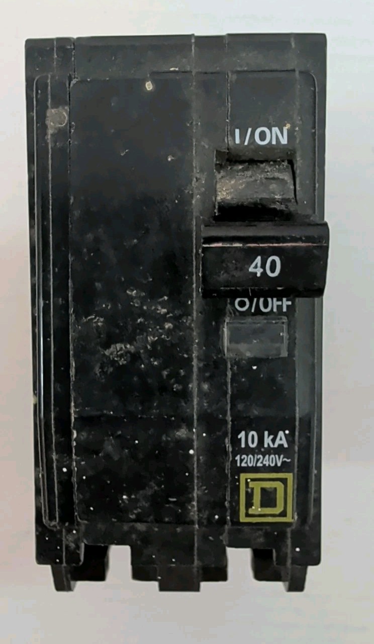 Square D QO240 40 Amp 2 Pole 120/240V Circuit
