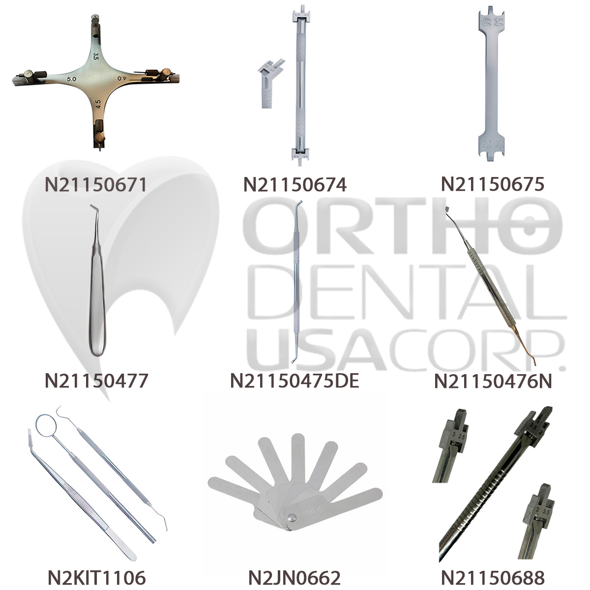 Orthodontic Gauges and Dental Instruments USA seller Orthodentalusa Corp.
