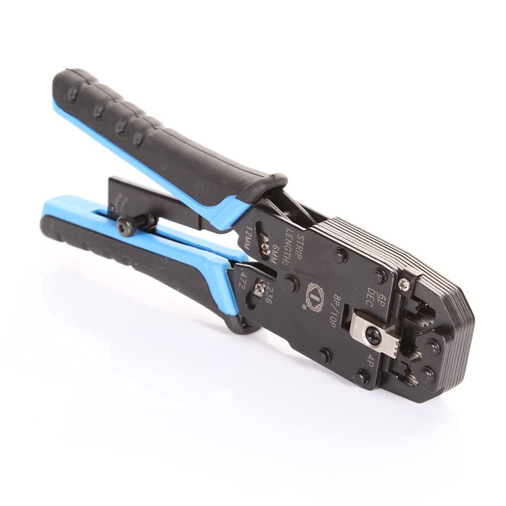 RJ11/RJ12/RJ45/RJ50 10P 8P 6P 4C Network LAN Cable Crimper Modular Plug Crimp…