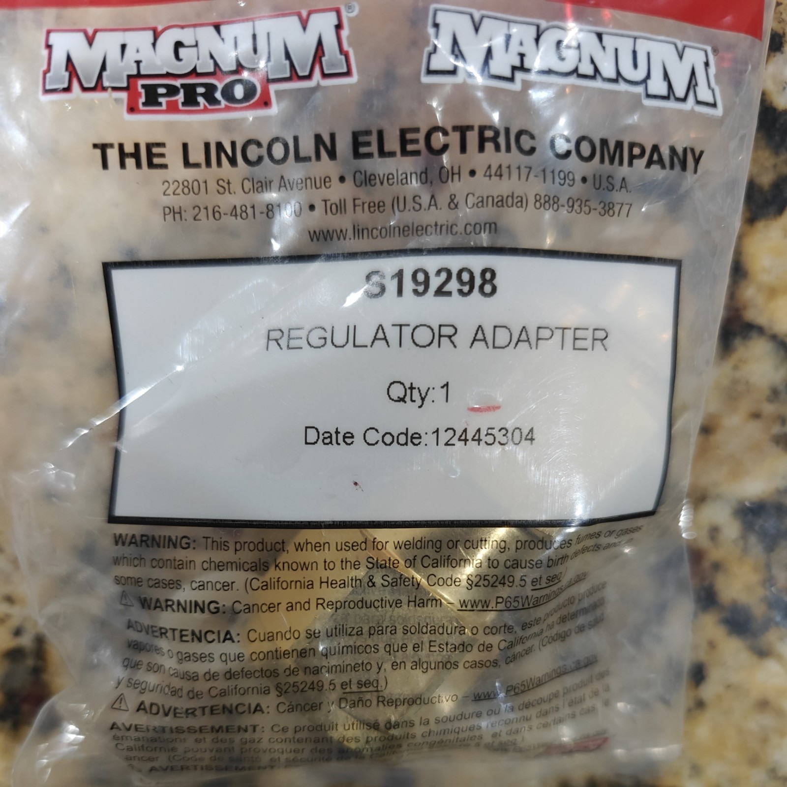 Lincoln Eletric S19298 Adaptor