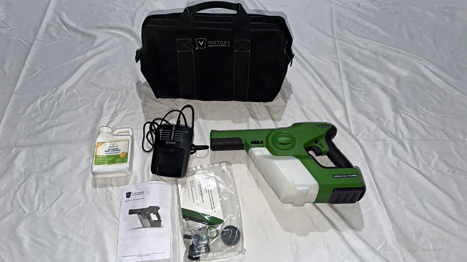 Victory Innovations Cordless Electrostatic Handheld Sprayer for Disinfectants