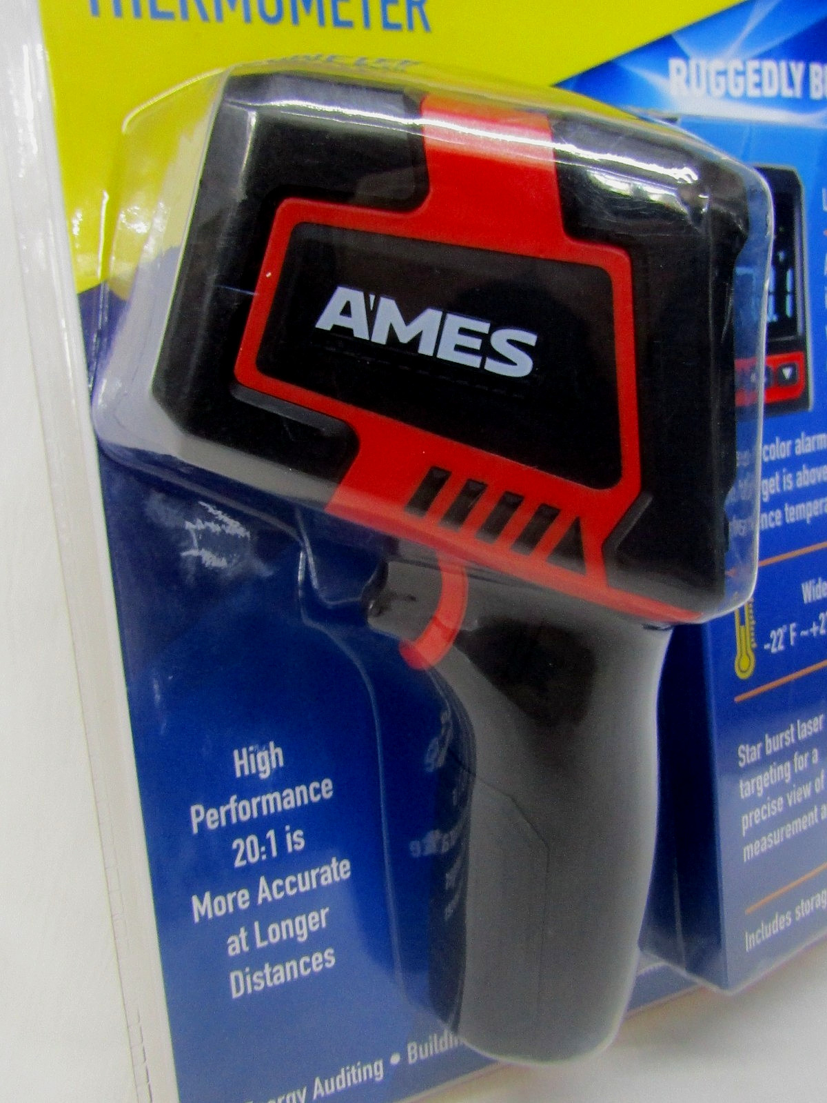 AMES Professional 20:1 InfraRed Laser Thermometer IR20