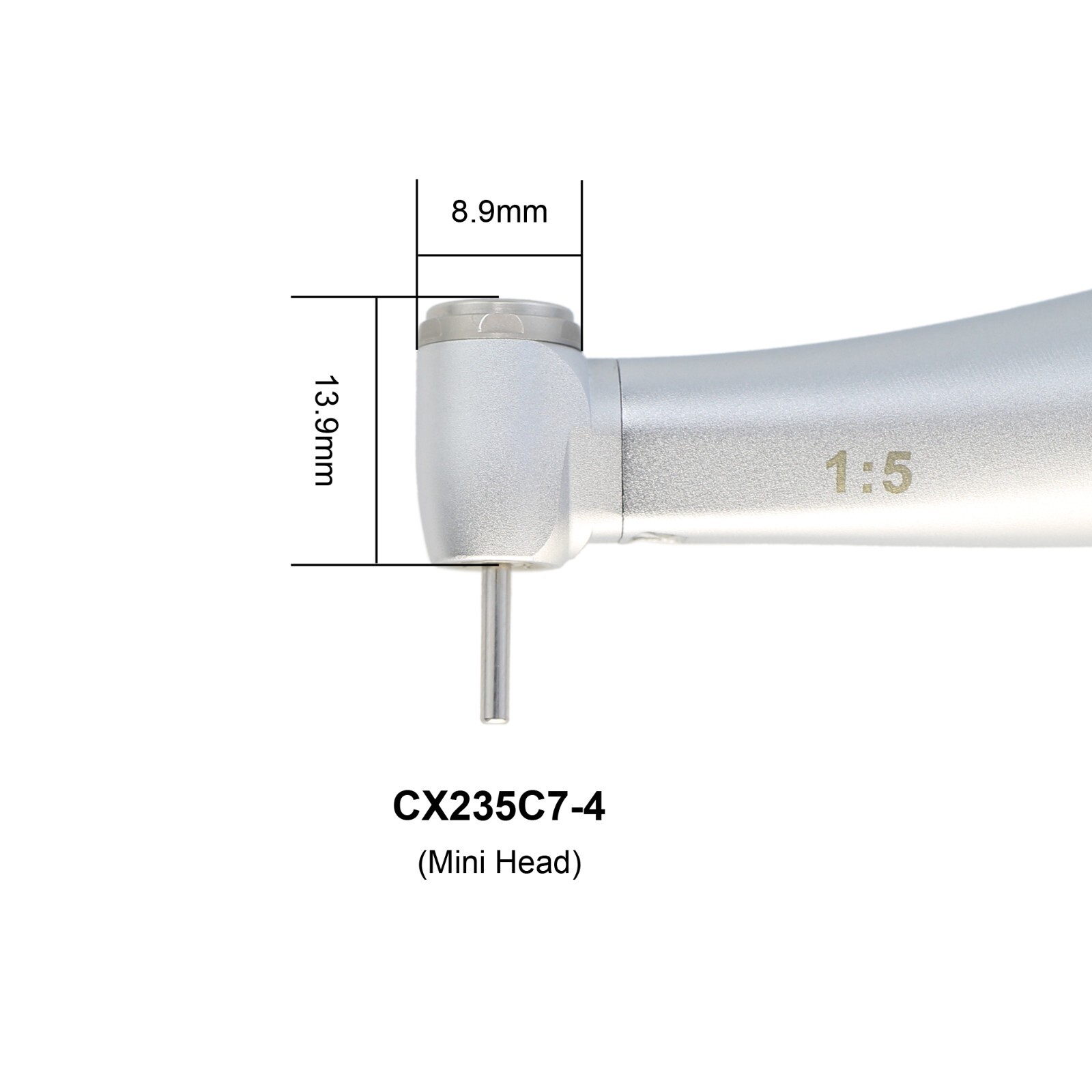 COXO C PUMA Electric Motor Dental 1:5 Handpiece 45 Degree Surgical Contra Angle