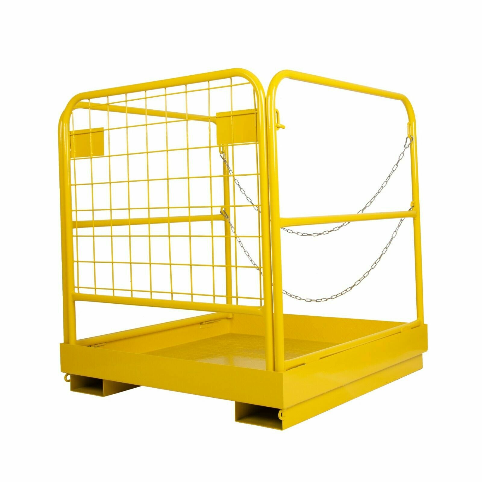 Heavy Duty Forklift Safety Cage Work Platform Basket 36″x36″ 1200lbs for Aerial