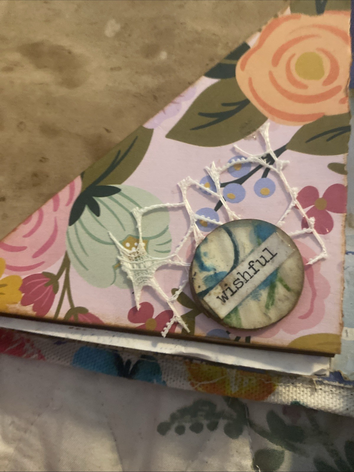 Junk Journal Handmade with pockets, belly bands, tucks journal cards, tags