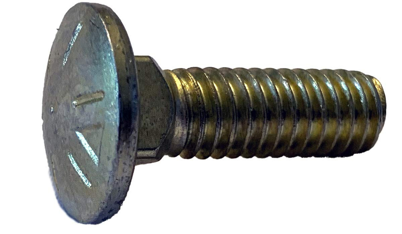 3724C8 3/8″-16 x 1-1/2″ Carriage Bolt Grade 8 Fully Threaded Zinc Yellow (Pack o