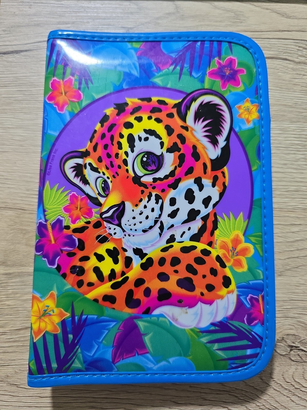 Vintage Lisa Frank Hunter The Tiger Mini Stationary Organizer *Rare* Lots Inside