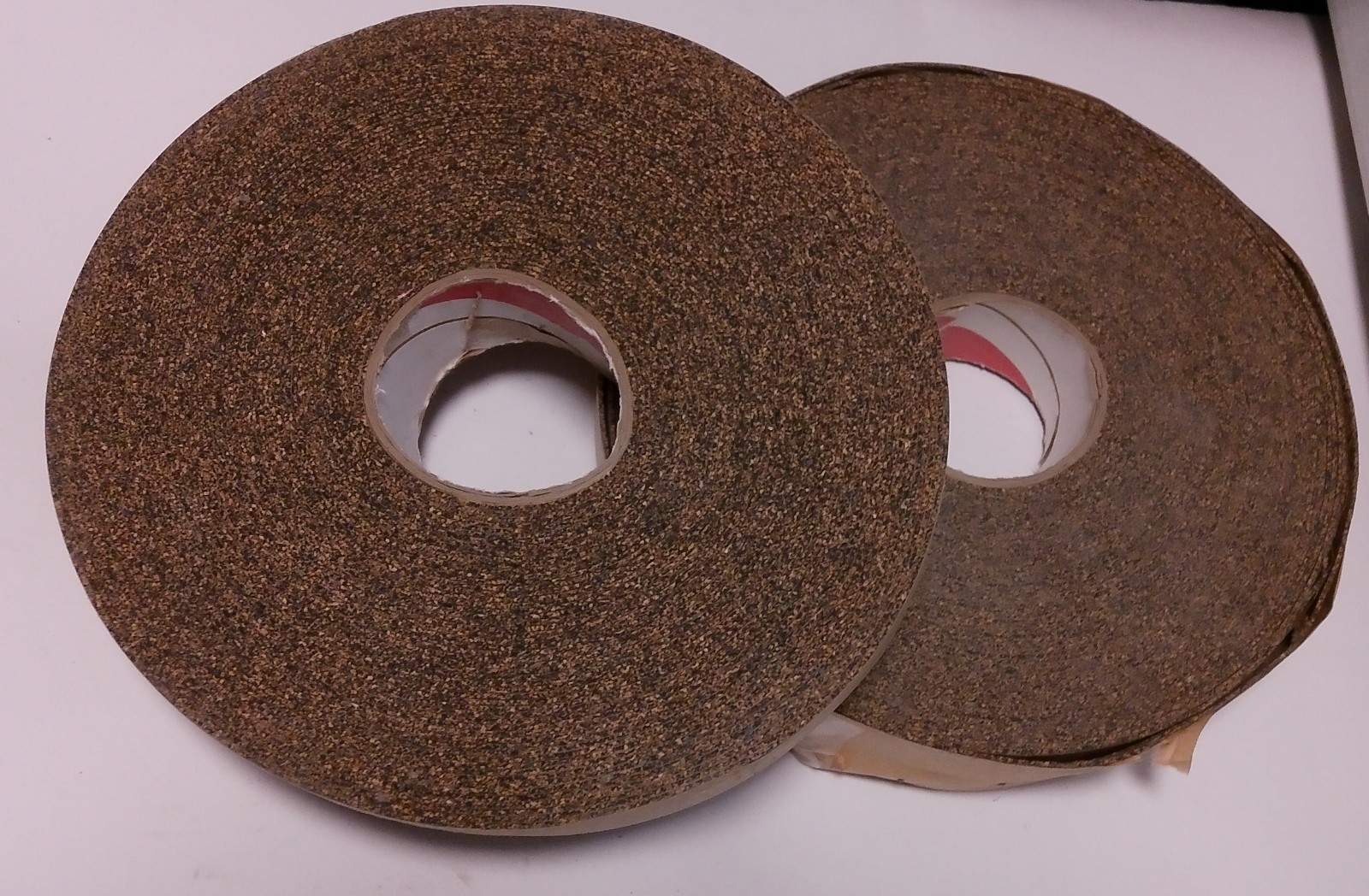 Cork Rubber Gasket Rolls, Water-Resistant, 2 In W, 50 Ft L, 3/8 In Thick, Qty 2