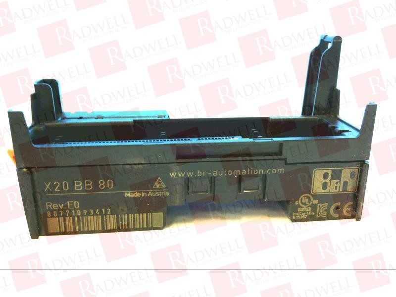 B&R X20BB80 / X20BB80 (USED)