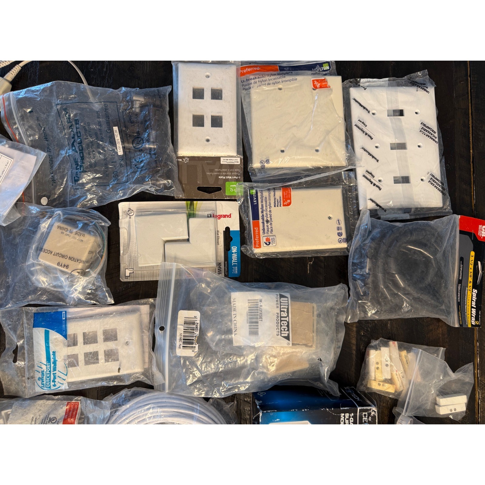 Leviton Tripp Lite Legrand Networking Electrical Wall Plate Adapter Bulk Lot