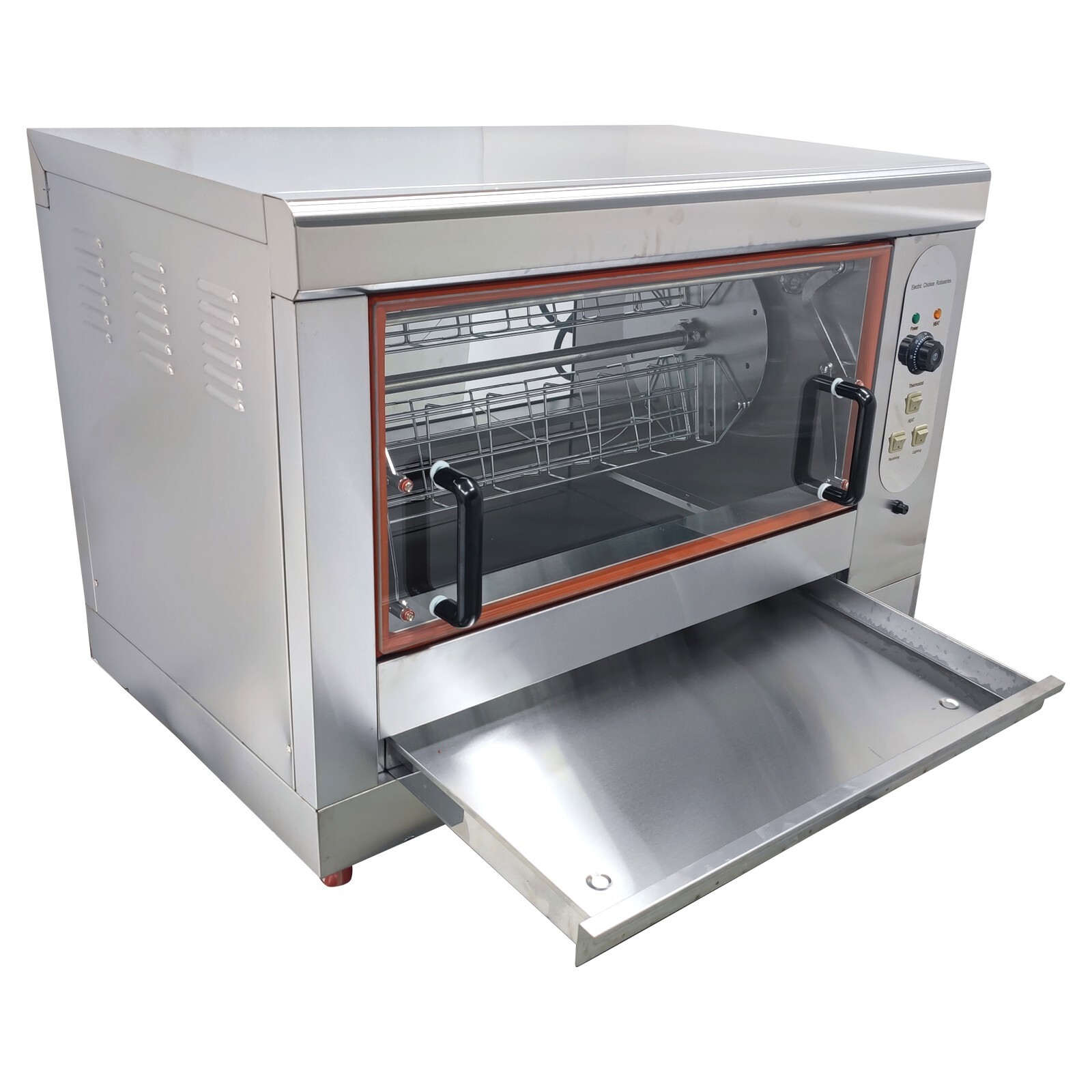 220V Table Type Electric Chicken Rotisserie Machine 122-572°F Temp. Range 8.16HP