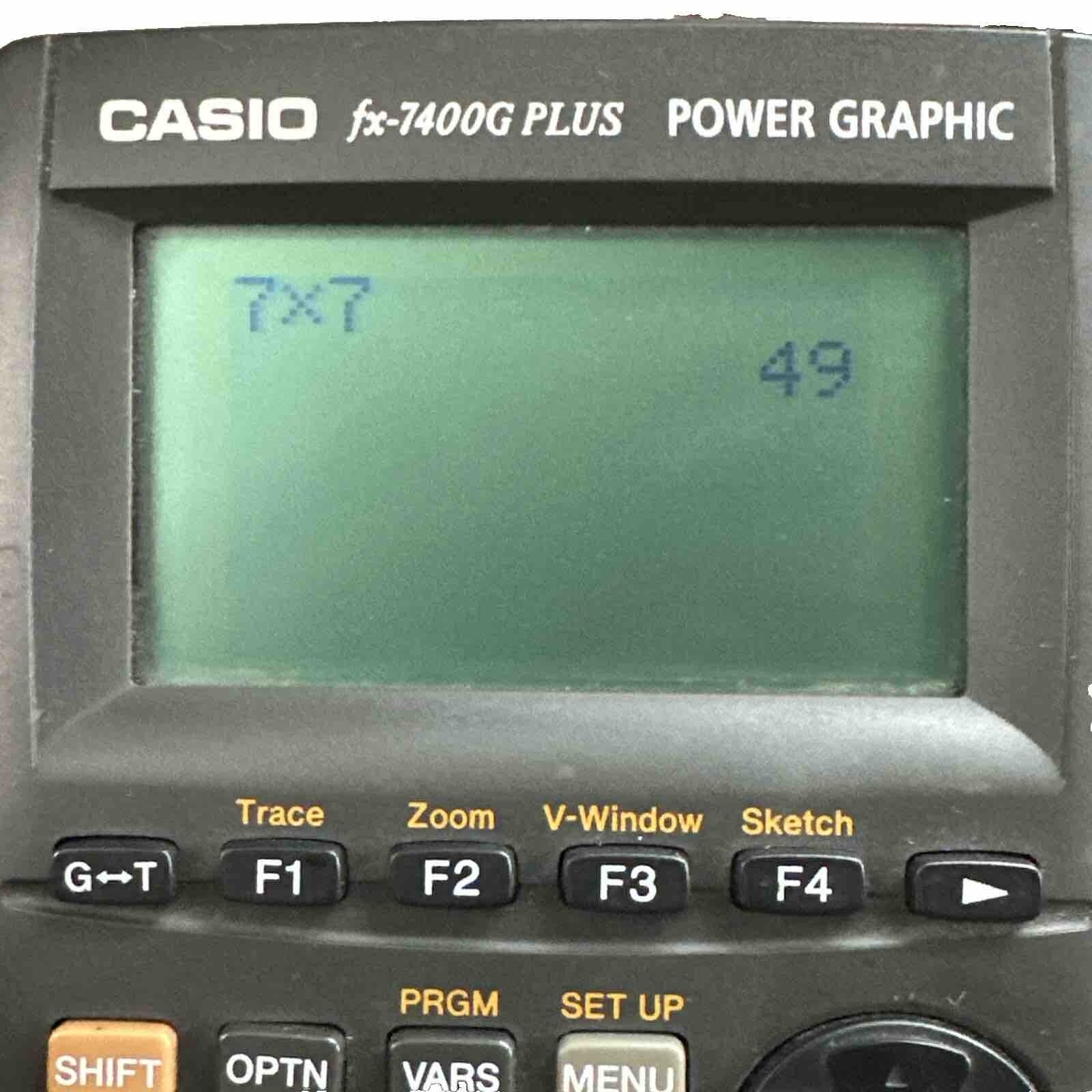 Casio FX-7400G Plus Power Graphic Calculator – 32KB Program –