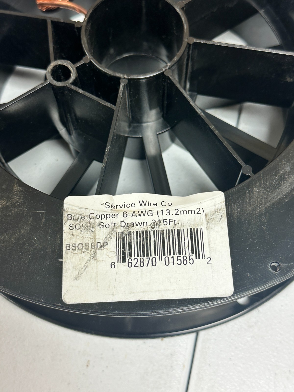Service Wire Co 315ft Bare Copper Soft Drawn Wire NEW