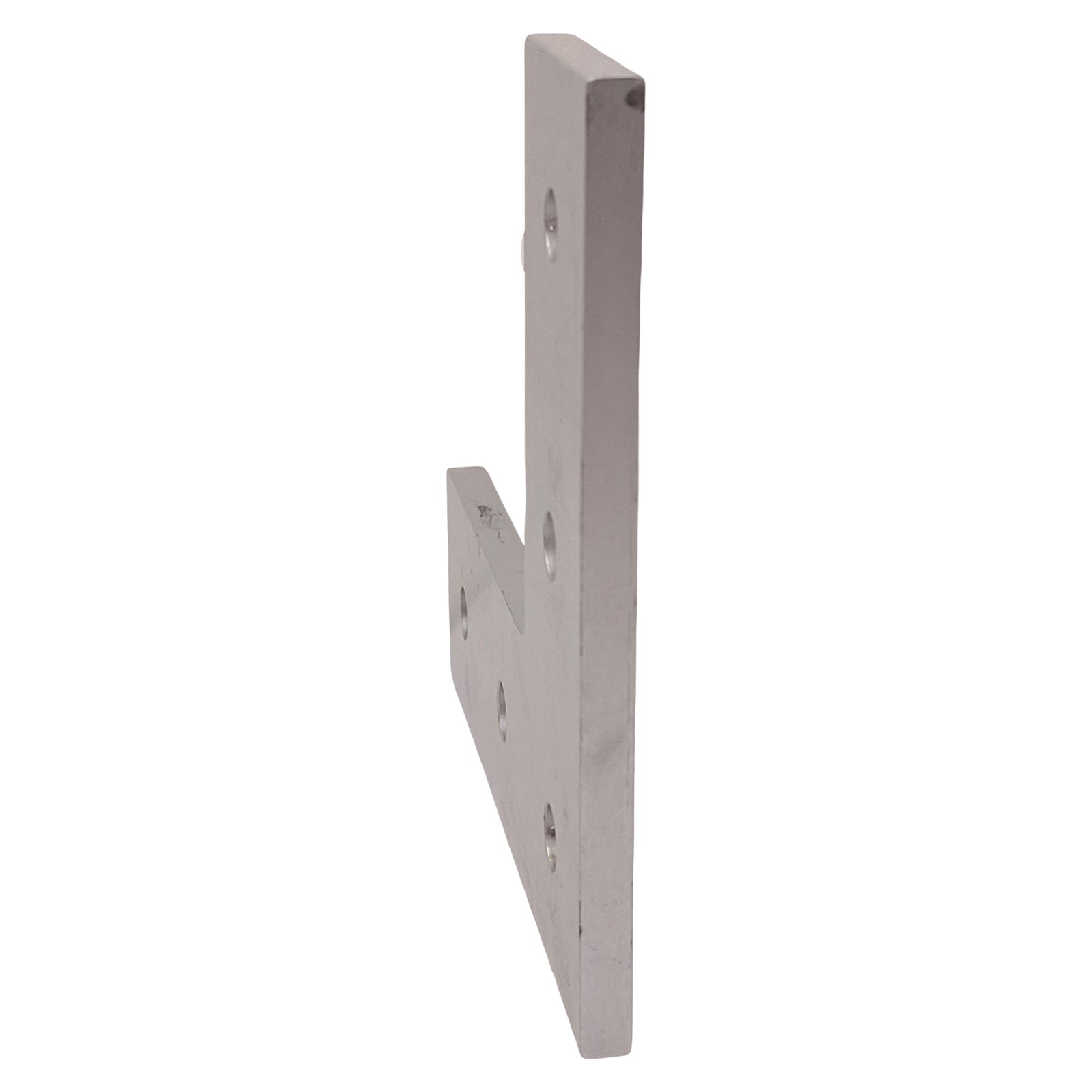 Lot of 4 80/20 4481 Aluminum L Flat Plate, 15-Series, 5-Hole, 4.5in x 4.5in