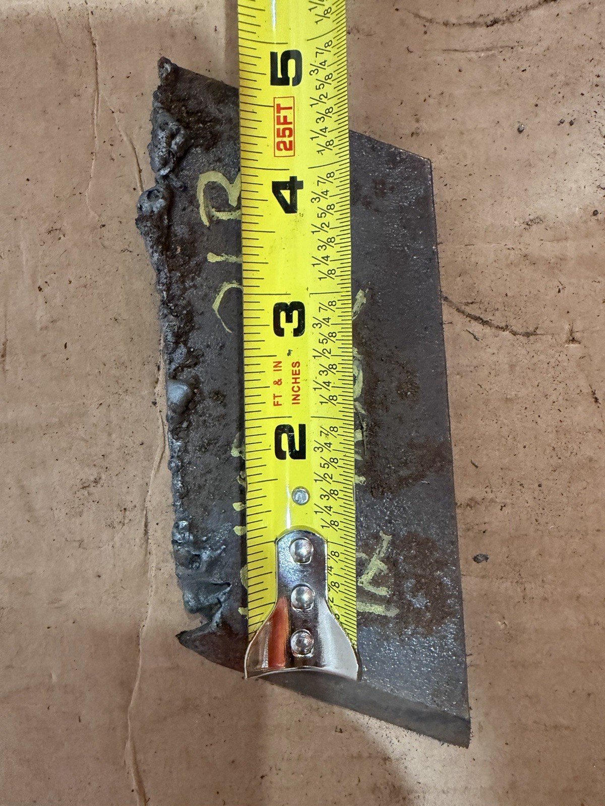 Irregular Piece of Abrasive Resistant Steel Plate – AR400 – 1/2” Thickness
