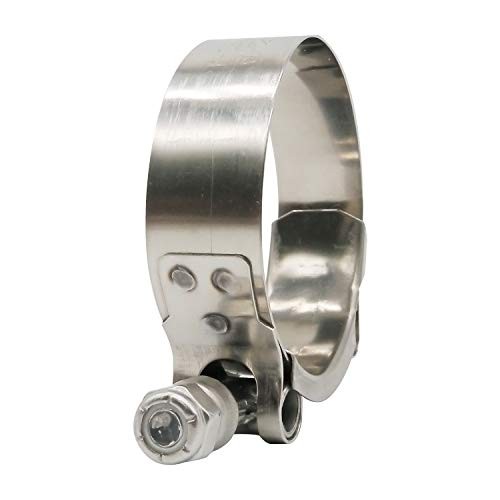 2.5″ T-Bolt Hose Clamp Stainless Steel 68-76mm 2 Pc for 2.5″ ID Hose