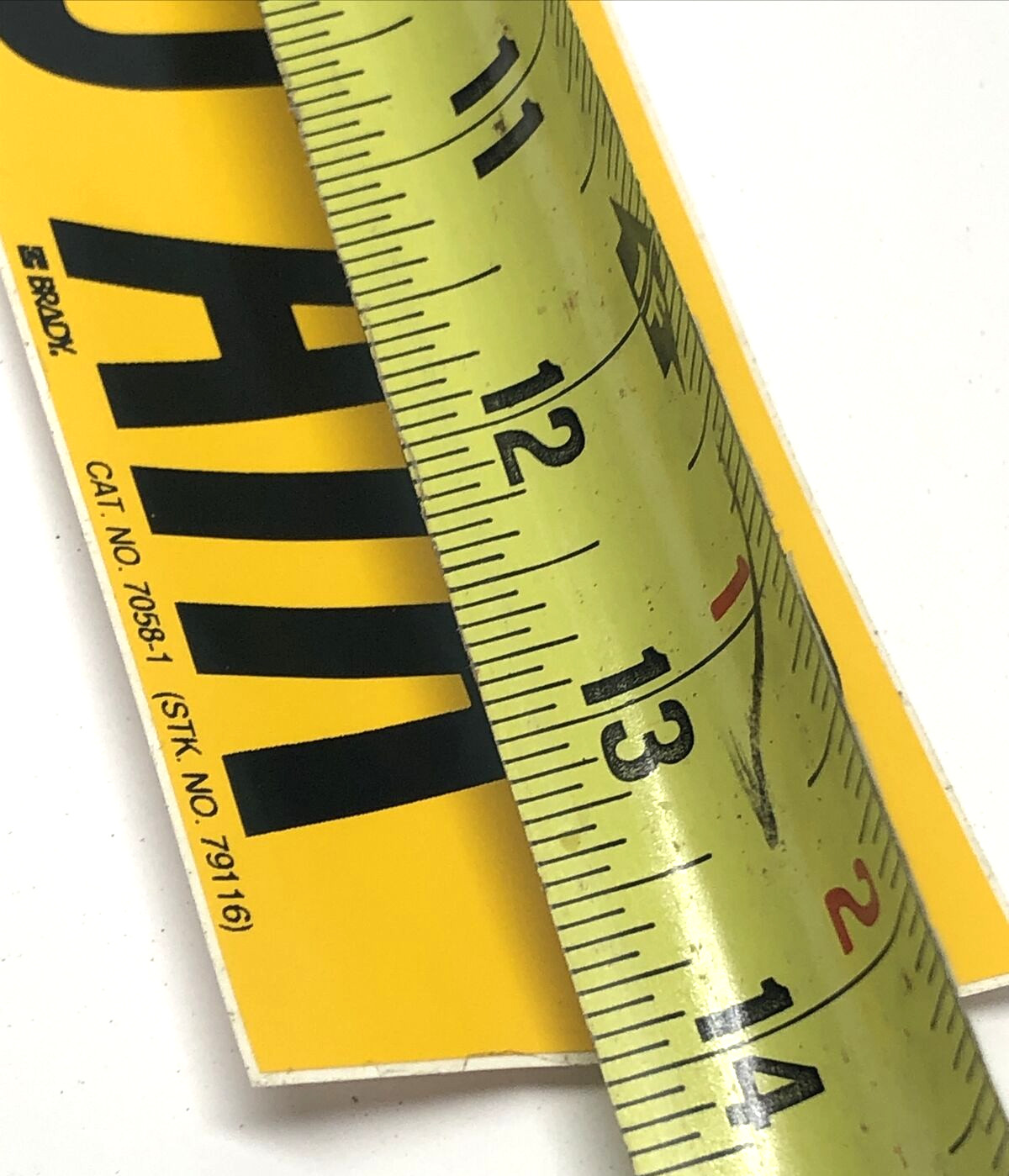 Brady “Compressed Air” Pipe Marker, 2.25×14”, Self Stick Vinyl, Lot of 5,New (Q)