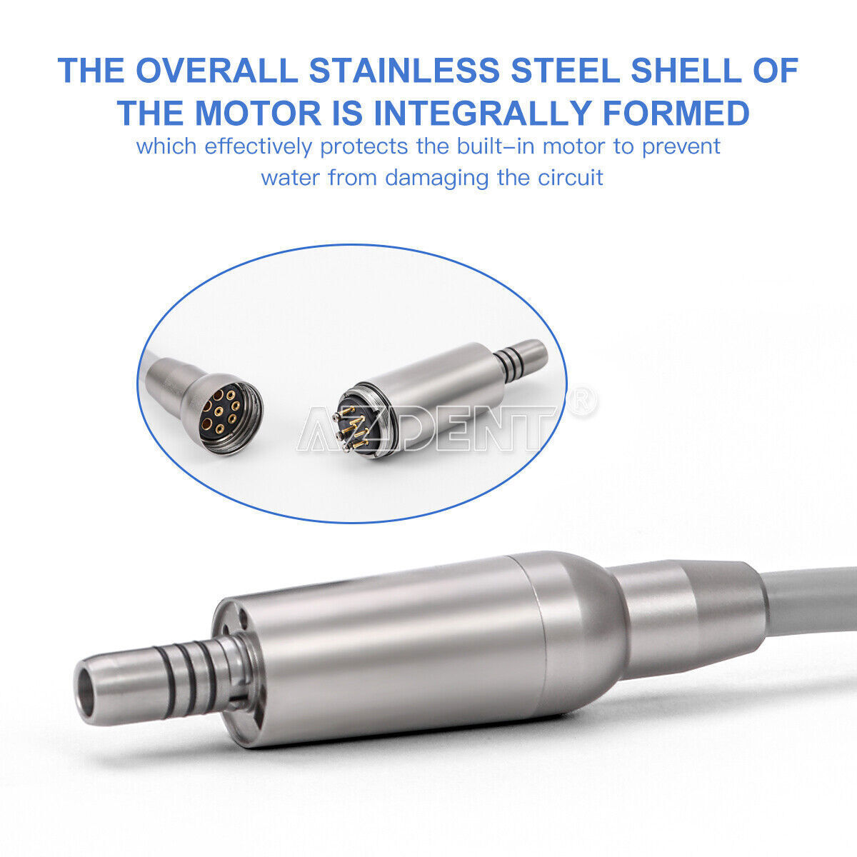 AZDENT Dental Brushless Electric LED Micro Motor /1:5 Increasing Handpiece