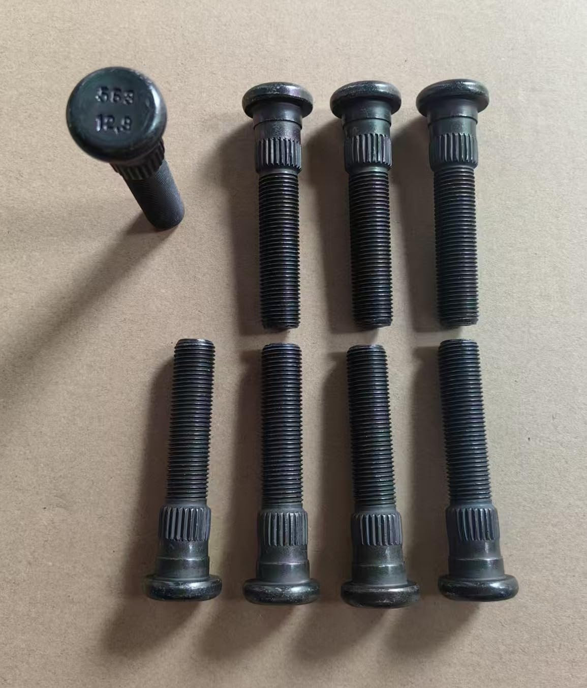 8Pcs 9/16-18 Serrated Wheel Stud Bolts 610-563 3.0 In. UHL Replacement for 1977-