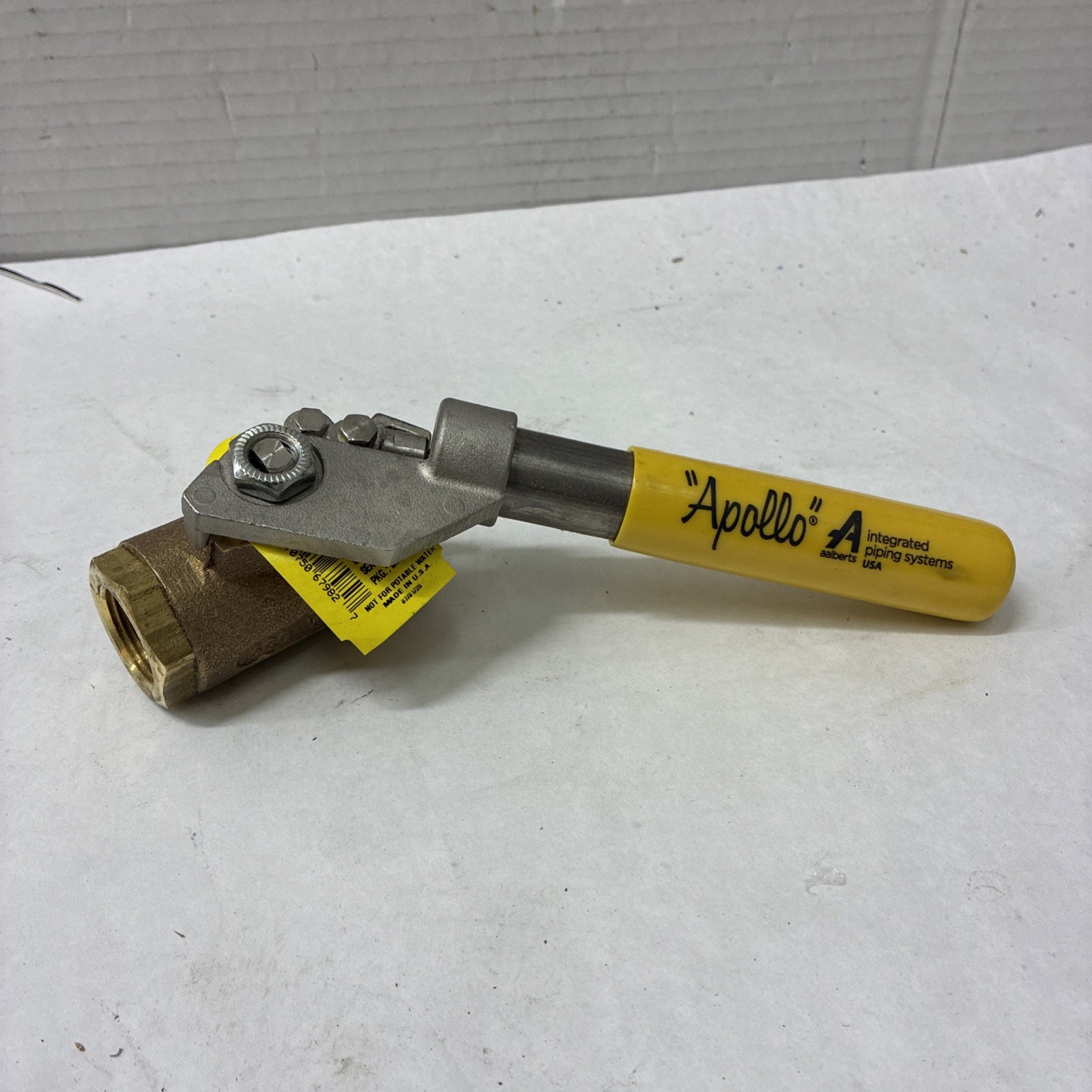Apollo Valves Manual 2 Way Ball Valve NPT Bronze 71-504-01 w Spring Return