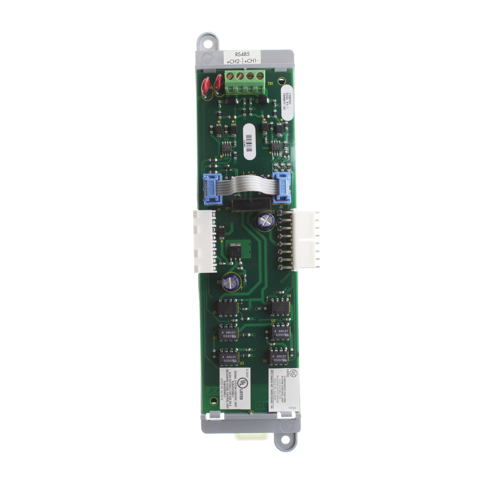 EST EDWARDS EST NT-A CLASS A REMOTE ANNUNCIATOR CARD, RS-485, 7160107