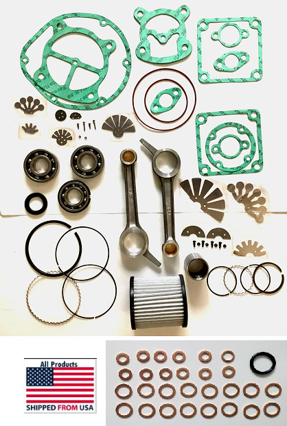 Ingersoll Rand Model 2545 compatible Major Overhaul Tune up Kit 32319477 4KR59