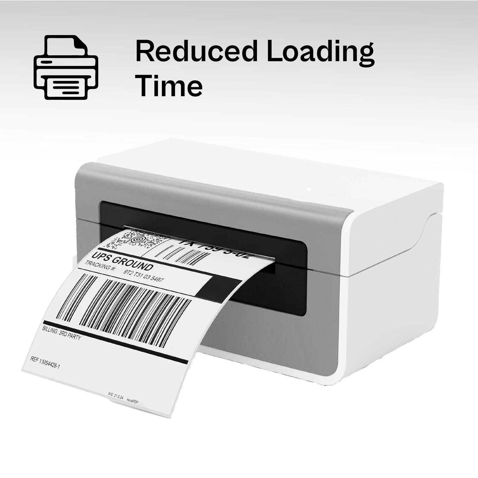 4″x6″ Fanfold Direct Thermal Shipping Labels for Zebra and Rollo Printers US