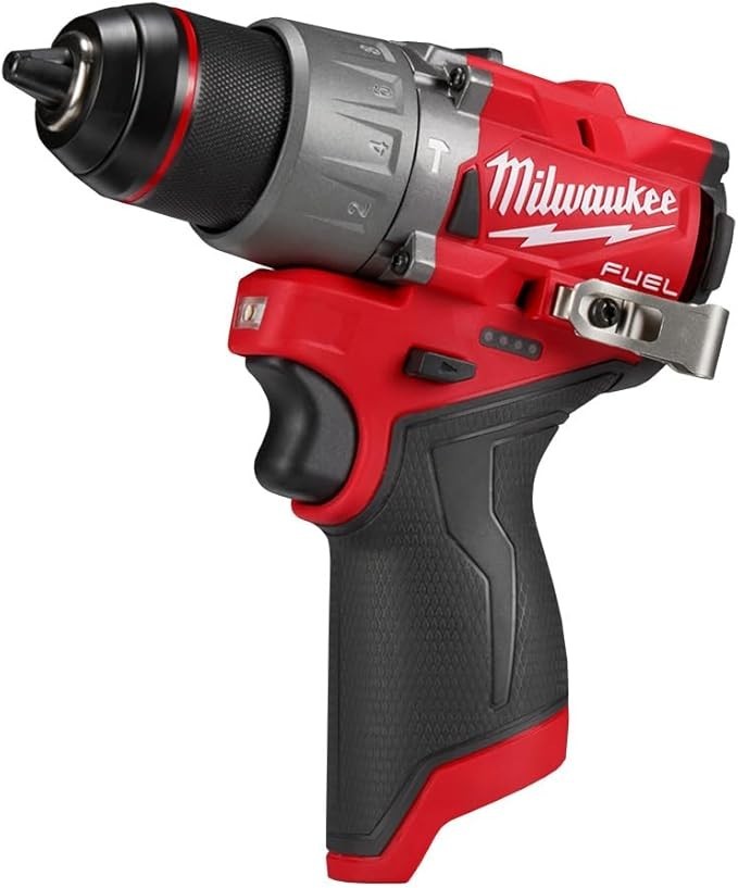 Milwaukee M12 FUEL 1/2″ Hammer Drill Driver Cordless Brushless Power Tool Only