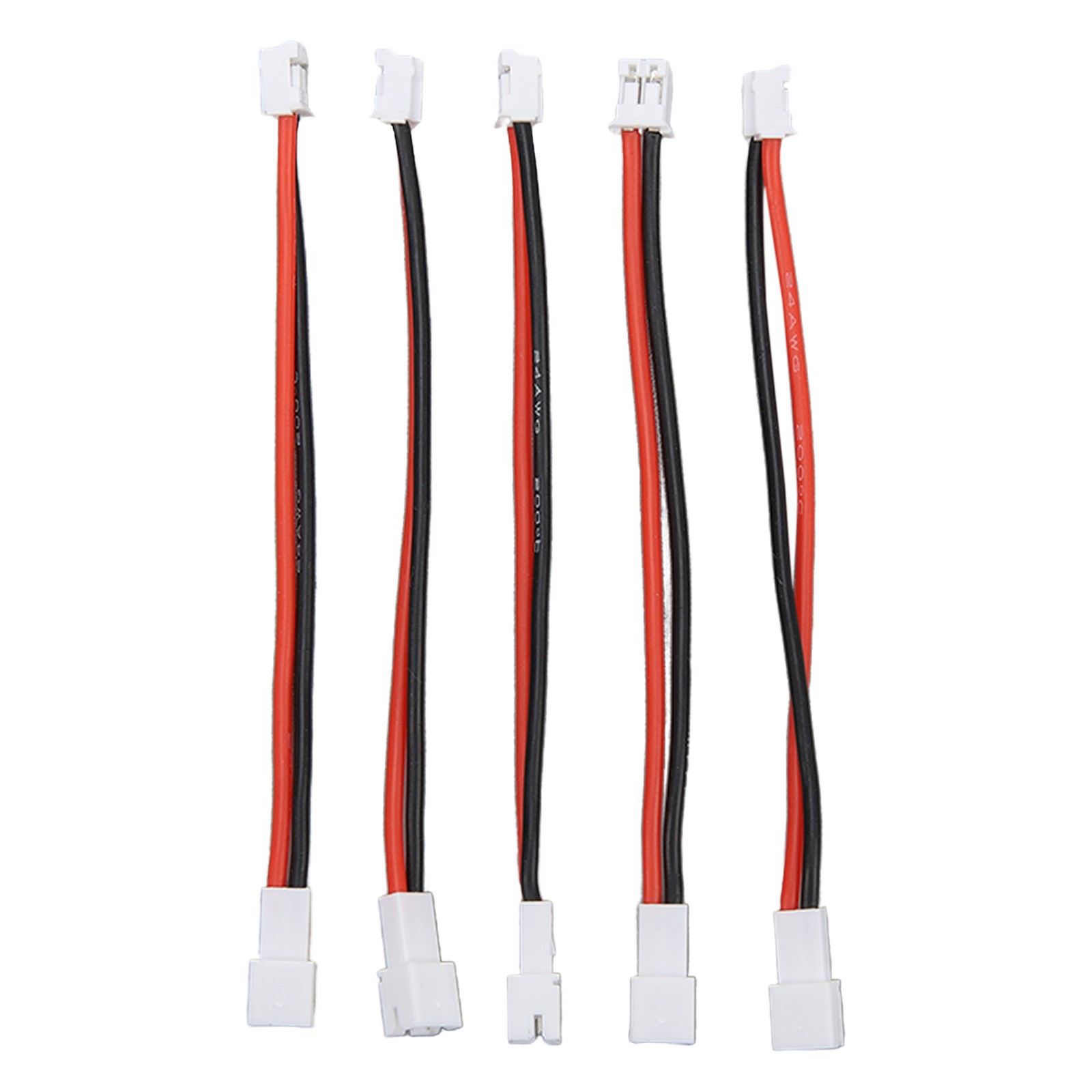 5Pcs PH2.0 2P Battery Adapter Cable For Axial SCX24 1/24 (3.6in)