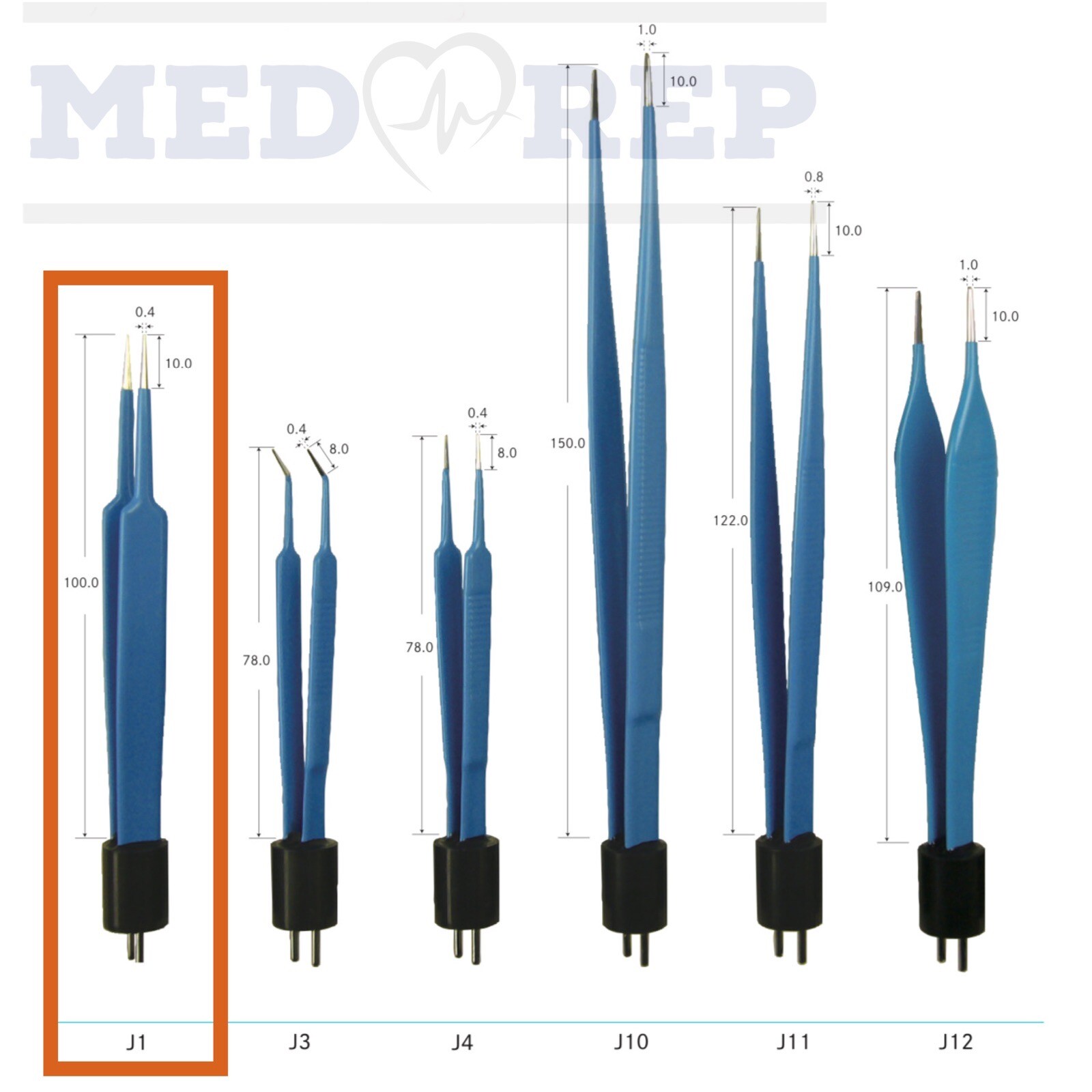 Ellman – J1 Bipolar Forceps – REUSABLE!