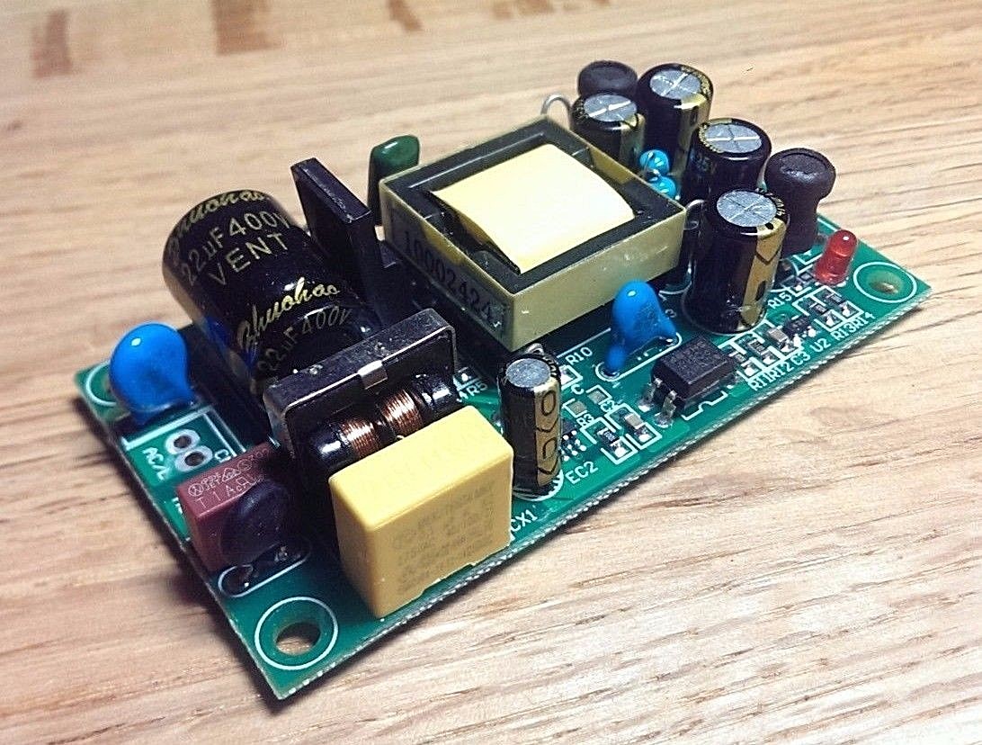 15V DC 500ma Dual Power Supply – Rhodes DIY PCB – ++15 or +-15vdc 10W