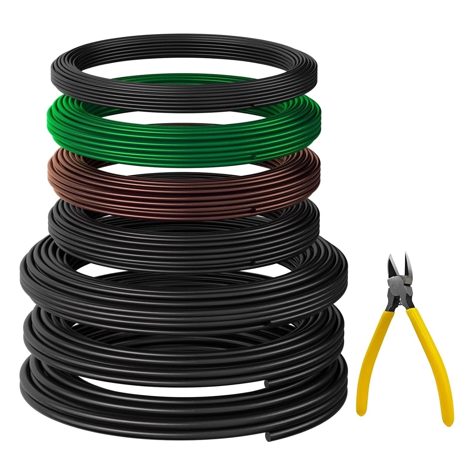 189FT Easy to Bend Bonsai Wire, Aluminum Bonsai Tree Wire in 5 size -1mm,1.5m…