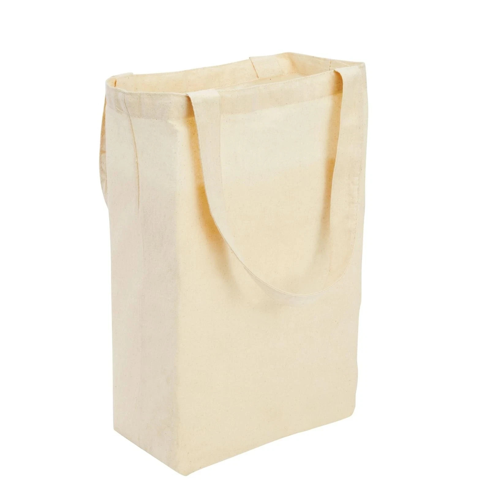 Juvale 24-Pack Blank Cotton Canvas Tote Bags Bulk – 13 x 11.5 Inches, Beige