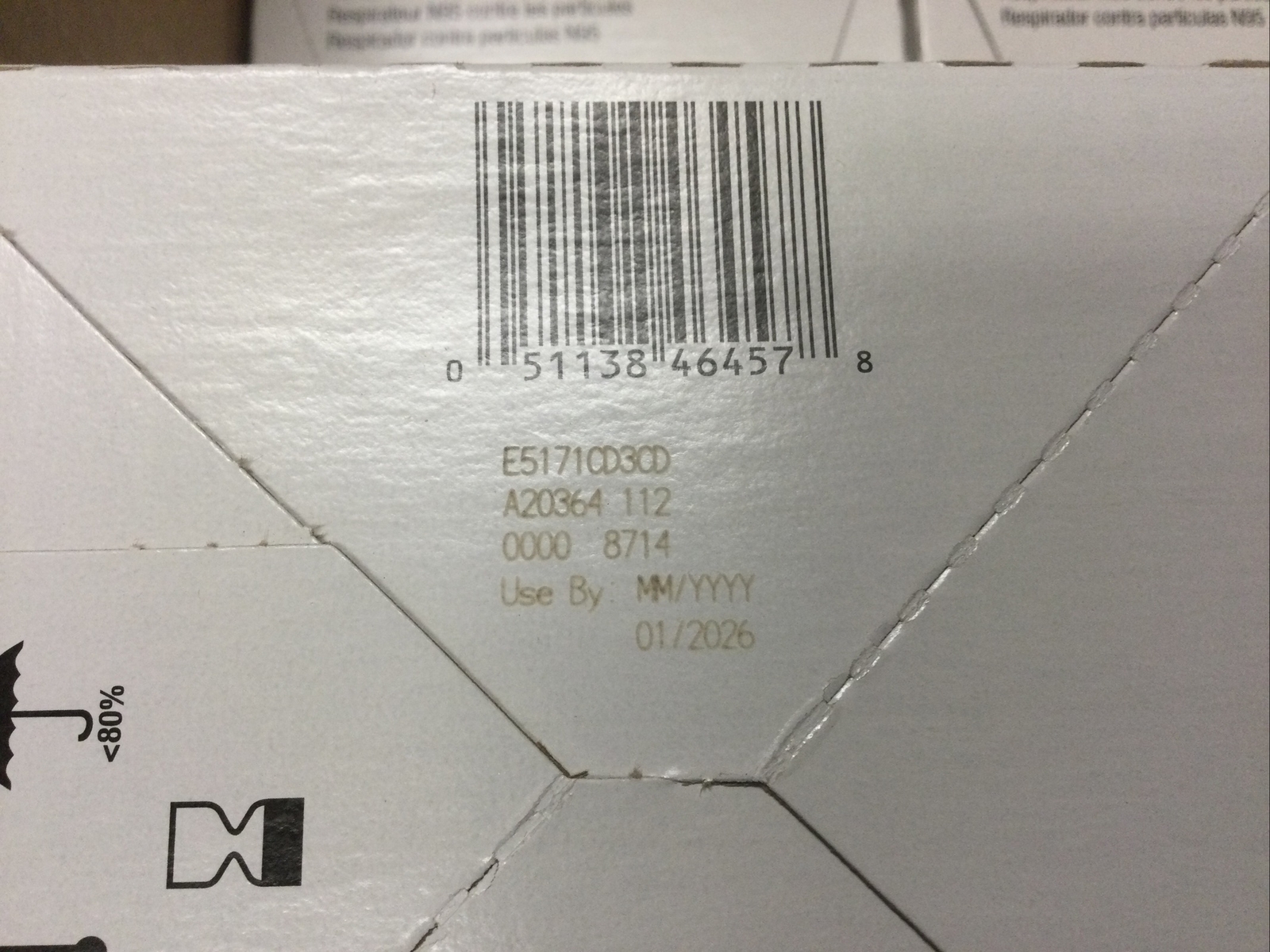 8 Boxes Of 20 – 3M 8210 N95 Disposable Particulate Respirator Mask – (S1topA4)