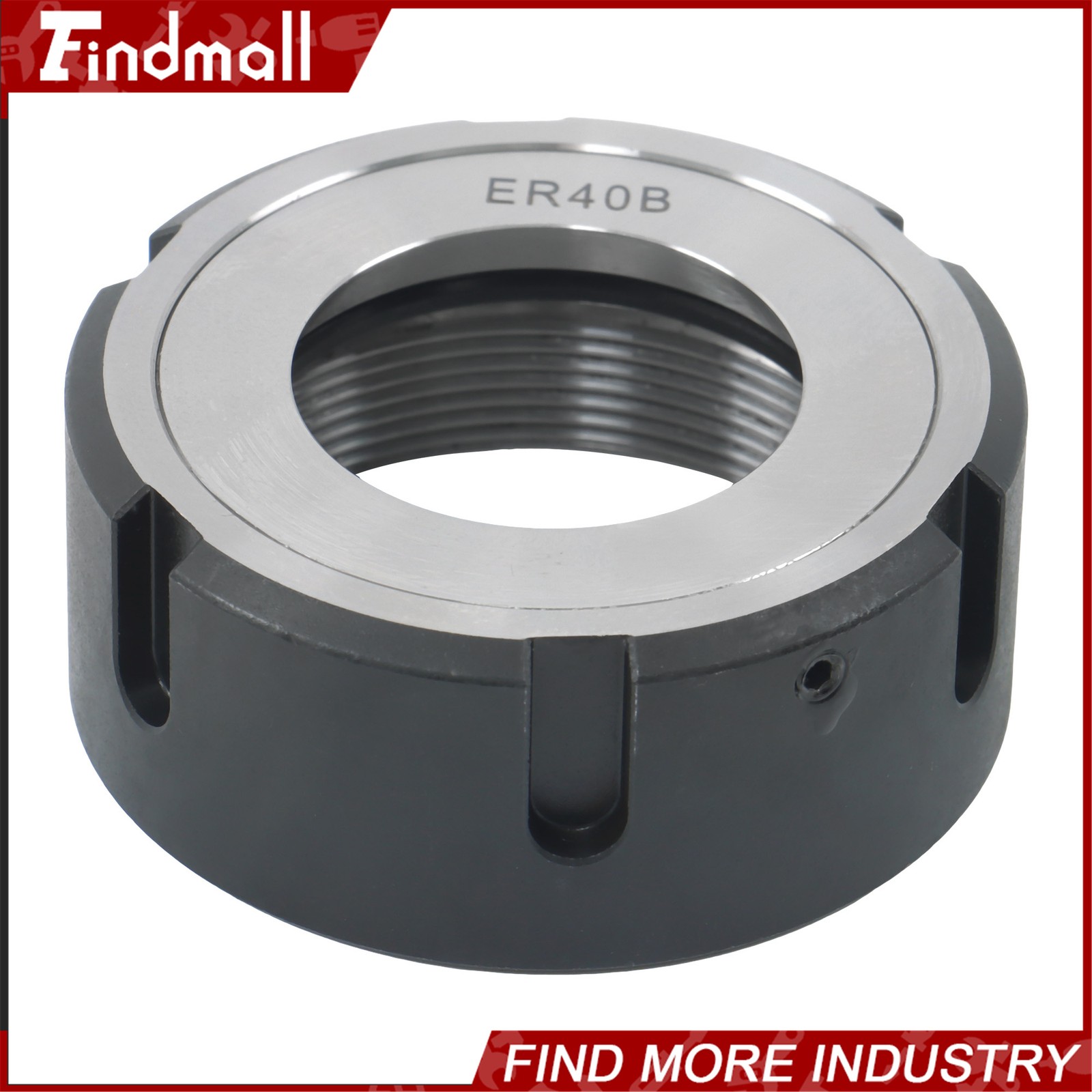 Findmall Precision ER40 Ball Bearing Collet Nut for Tool Holder