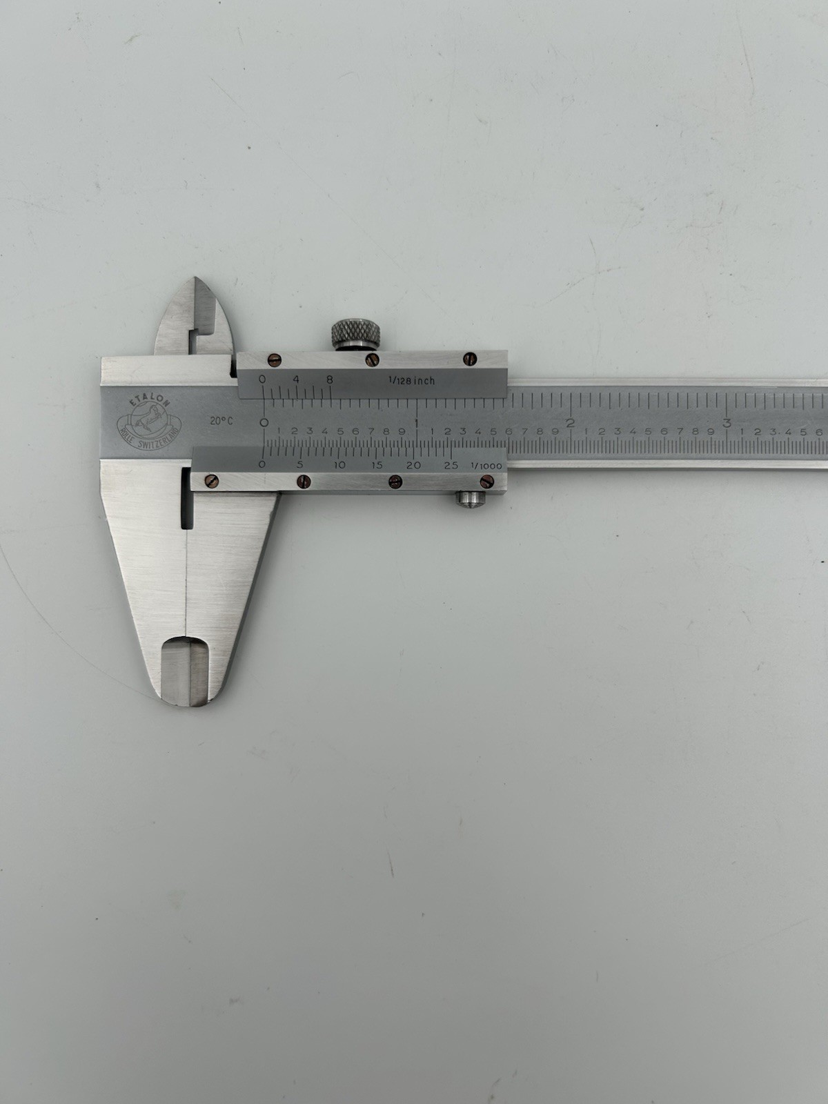 EATALON Rolle Switzerland High Quality 7” Caliper W/ Original Wooden Box