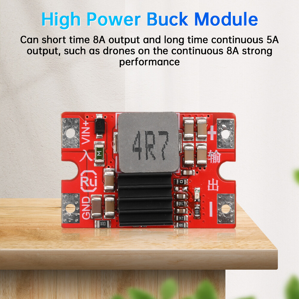 27V to 5V 12V 8A Mini DC-DC Voltage Reduction Module High Power Buck Module