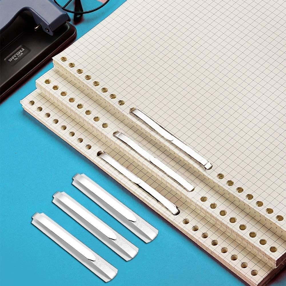 Qyh Self-adhesive Prong Paper Fasteners 2 Inch Capacity,120 Fasteners
