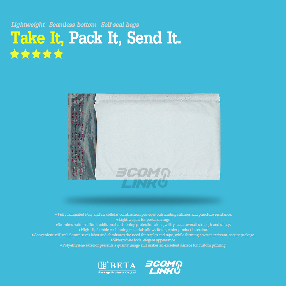 #2 8.5×12 (8.5×11) Poly Bubble Mailer Padded Envelope Shipping Bag 25,50,100 Pcs