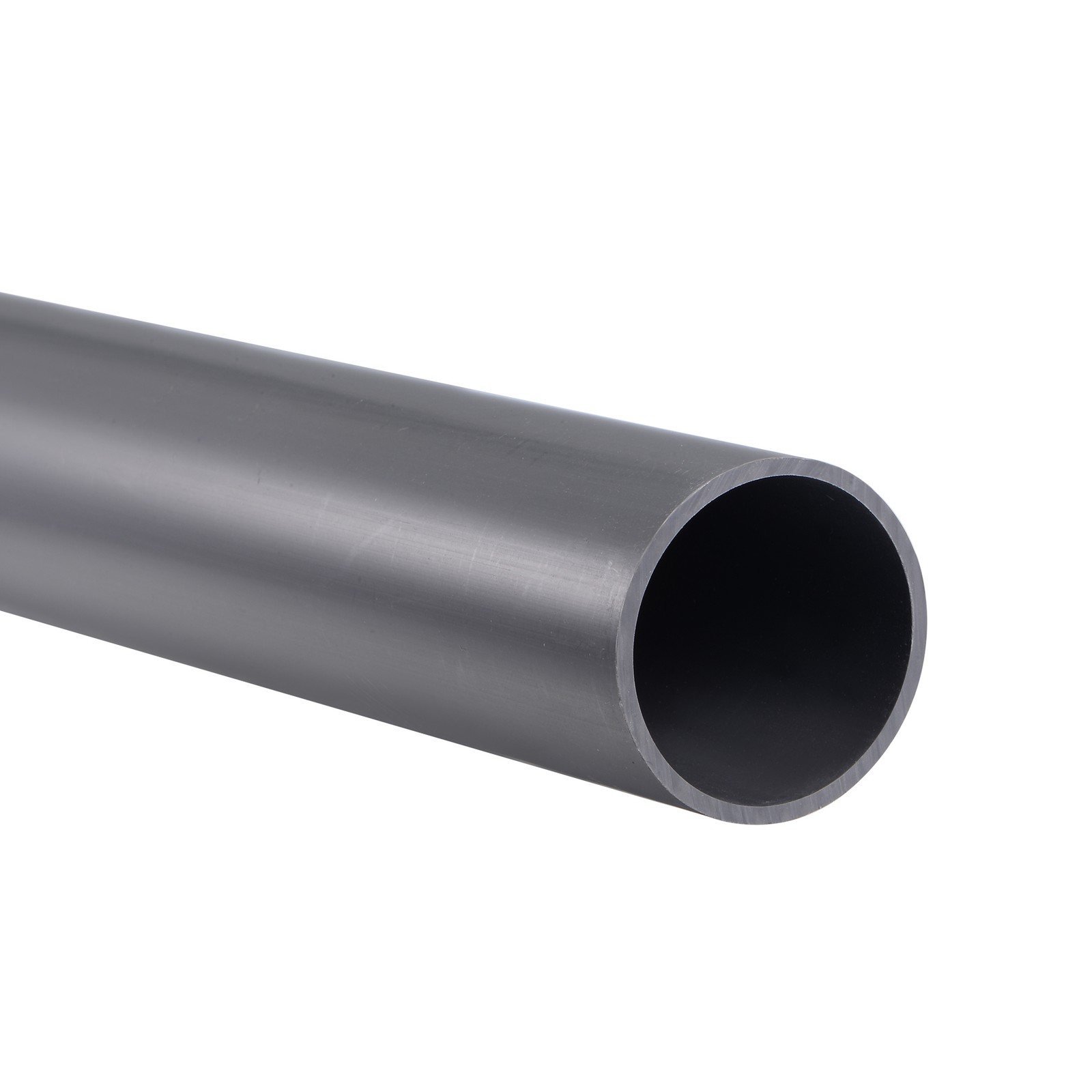 PVC Rigid Round Pipe 36mm ID x 40mm OD 0.35m Light Grey High Impact