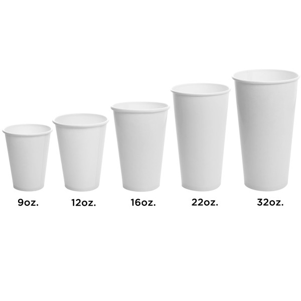 Karat 22oz Paper Cold Cup – White (90mm) – 1,000 ct, Karat 22oz Paper Cold Cup –