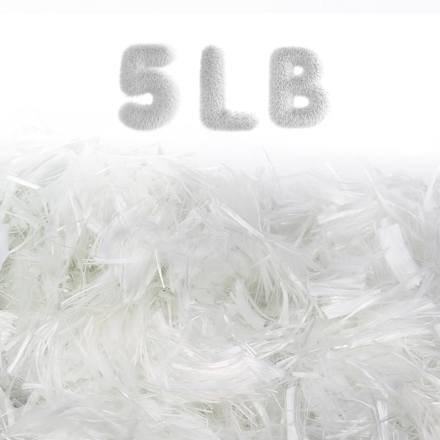 5Lb, Fiberglass, Fiberglass for Concrete, Chopped Fiber Glass, Concrete Fiber, R