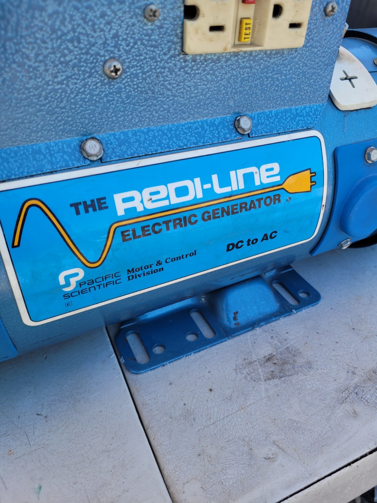 Pacific Scientific DA12L-1600A-GFI Electric Generator / Ground Fault protection