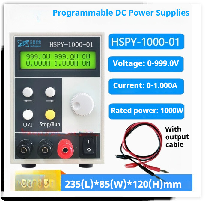 Hspy-1000-01 Programmable Power Supply with Communication 1000V 1A Power Supply
