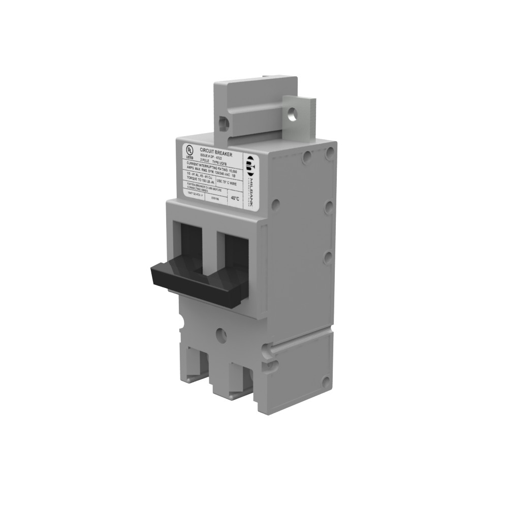 Milbank 100/125/150/200 Ampere 2 Pole 120-240 Volt Bolt-on