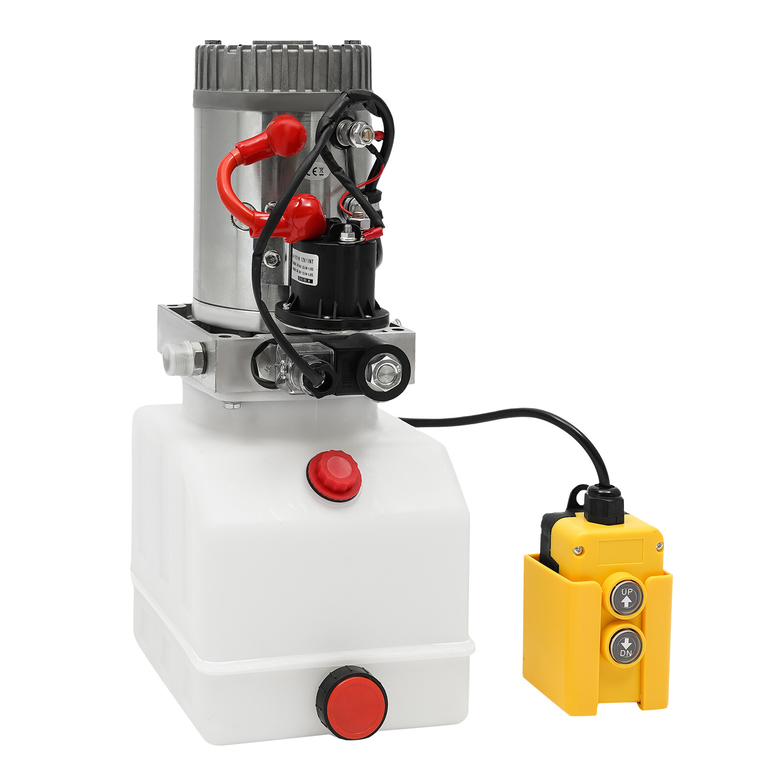 Electric Hydraulic Pump, Hydraulic Power Unit 12V, Single Acting Oil Pump 4/L