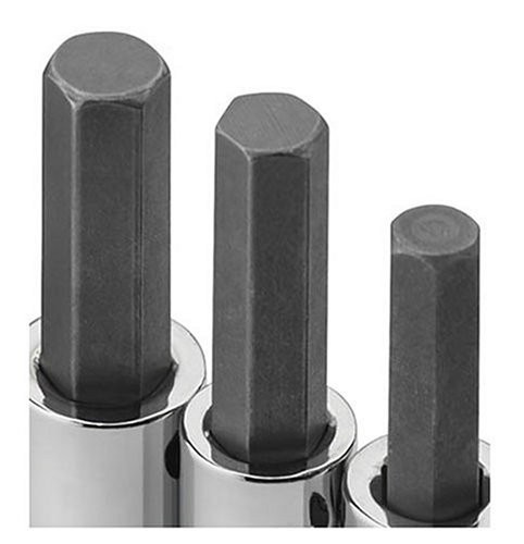 SK Tools 41427 1/2″ Drive, 7 Piece, Hex Bit Socket Set Metric