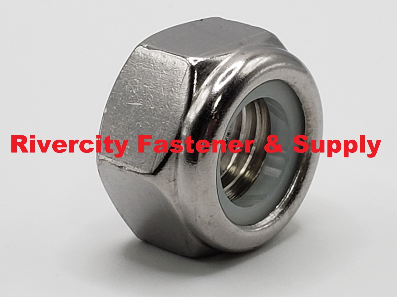 M6-1.0 Stainless Nylon Insert Lock Stop Nuts 6mm x 1.0 Nut nylock M6x1.0