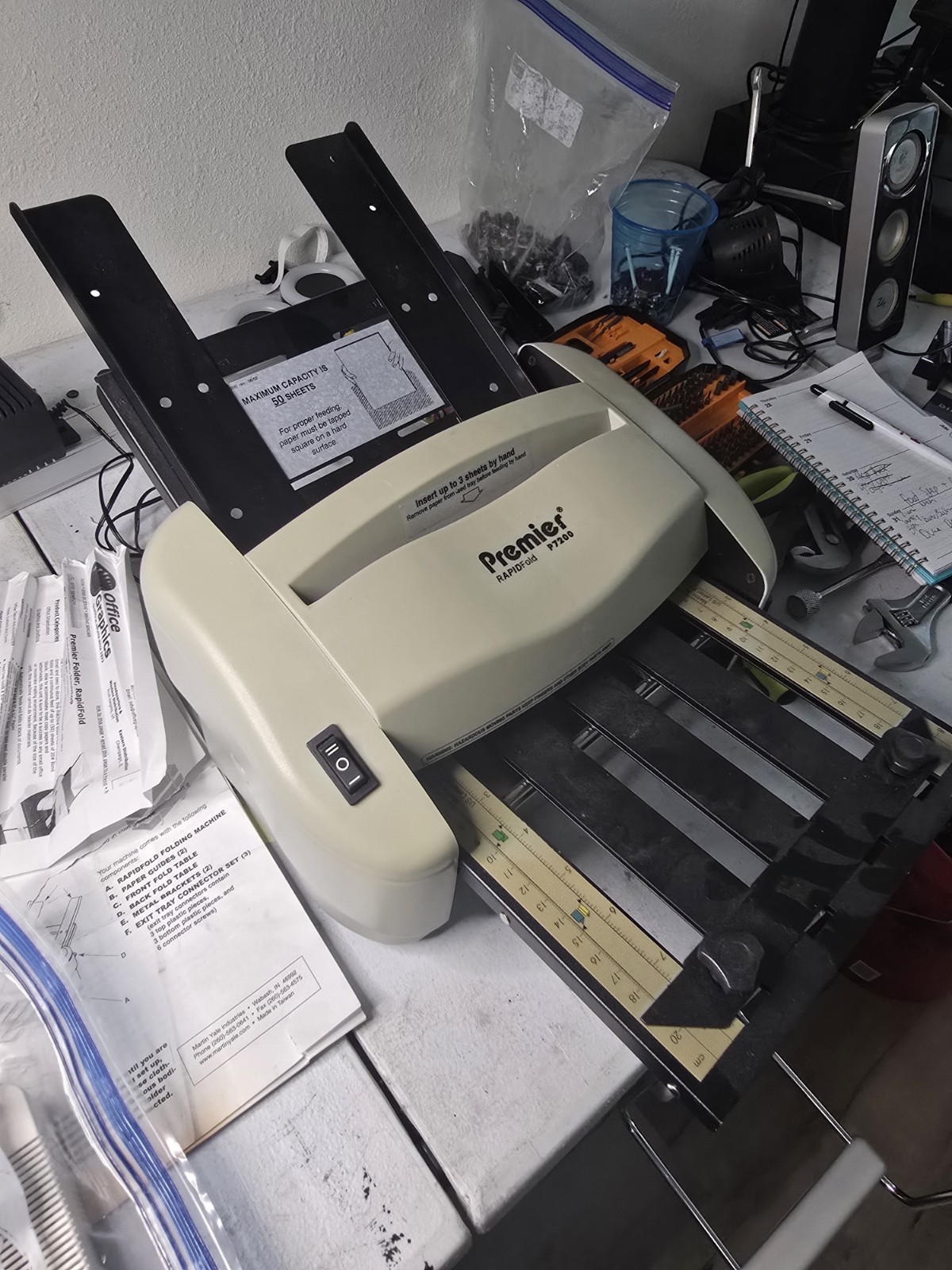 Premier RapidFold P7200 Automatic Paper Folding Machine Letter Folder